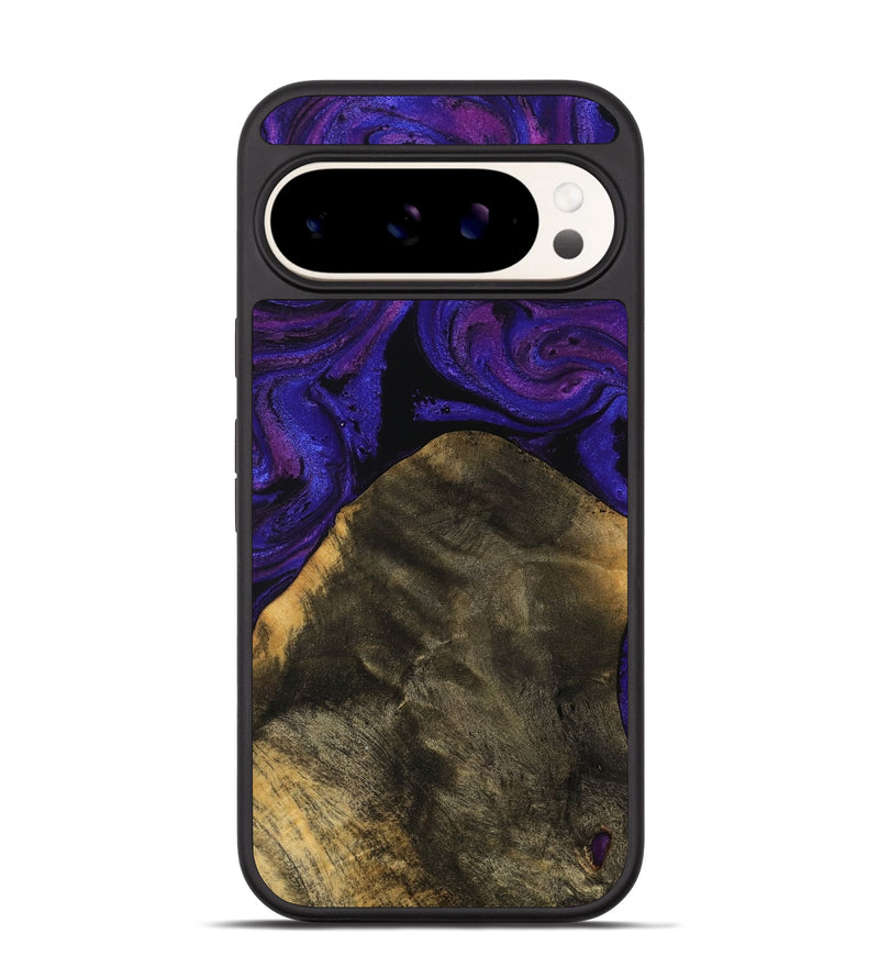 Pixel 9 Wood Phone Case - Estevan (Purple, 756716)