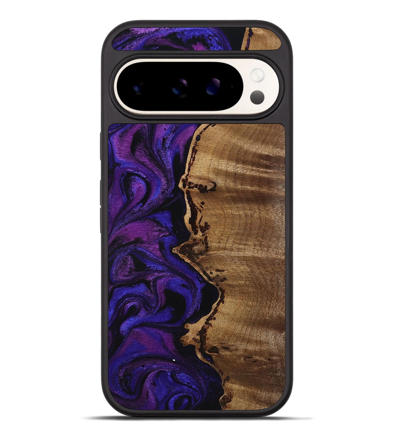 Pixel 9 Pro XL Wood Phone Case - Leo (Purple, 756717)