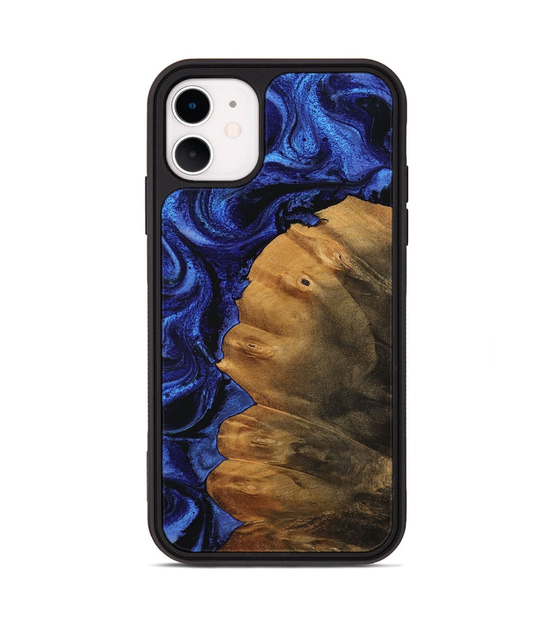 iPhone 11 Wood Phone Case - Kashton (Blue, 756722)