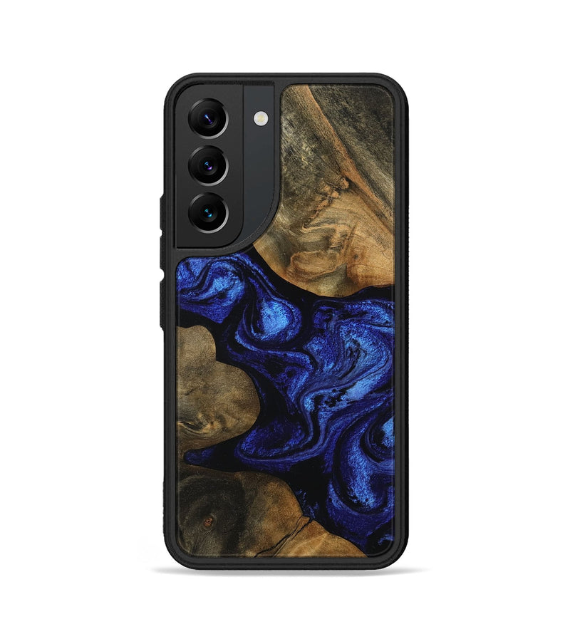 Galaxy S22 Wood Phone Case - Shawnte (Blue, 756724)