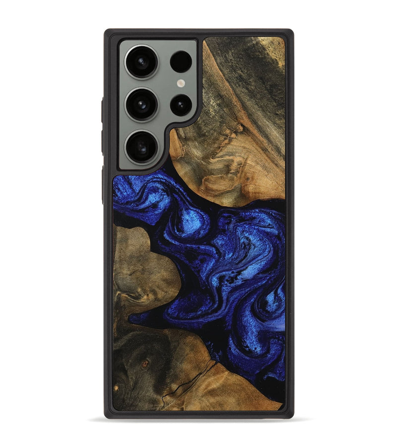 Galaxy S23 Ultra Wood Phone Case - Shawnte (Blue, 756724)