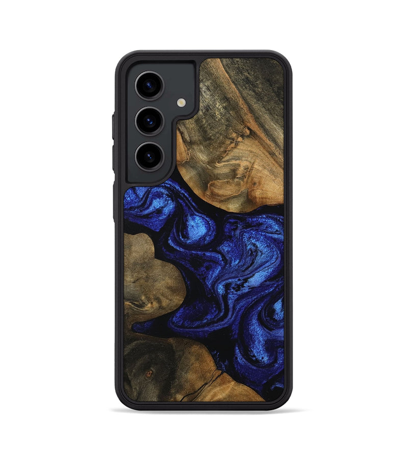 Galaxy S24 Wood Phone Case - Shawnte (Blue, 756724)