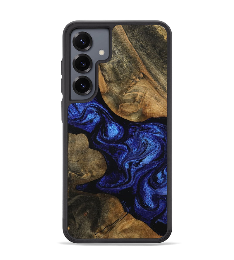 Galaxy S25 Plus Wood Phone Case - Shawnte (Blue, 756724)