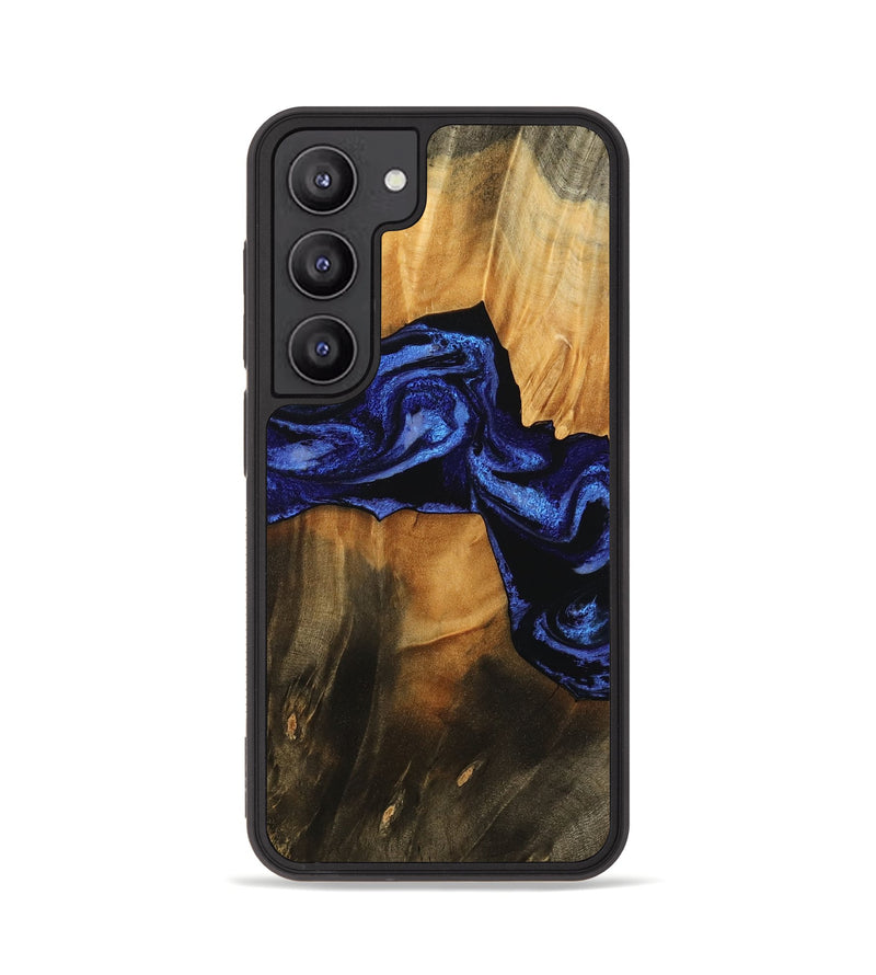 Galaxy S23 Wood Phone Case - Jaden (Blue, 756725)