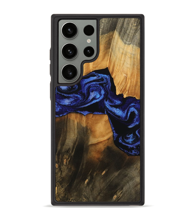 Galaxy S23 Ultra Wood Phone Case - Jaden (Blue, 756725)