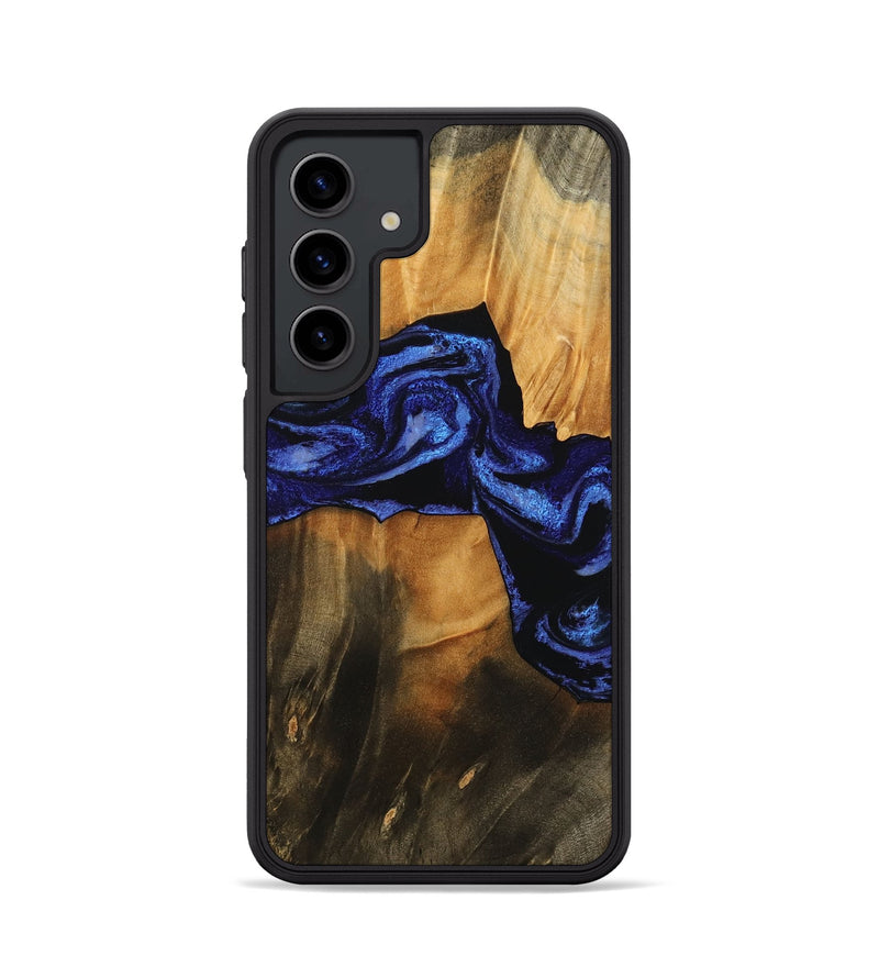 Galaxy S24 Wood Phone Case - Jaden (Blue, 756725)