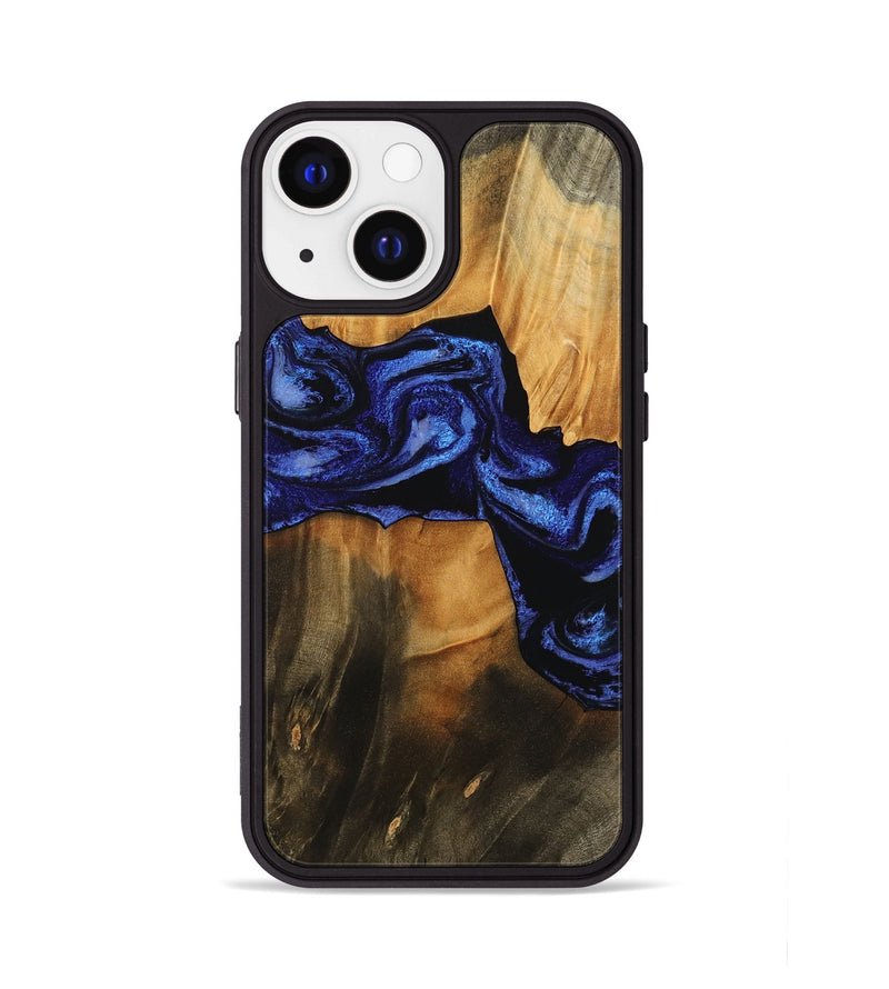 iPhone 13 Wood Phone Case - Jaden (Blue, 756725)