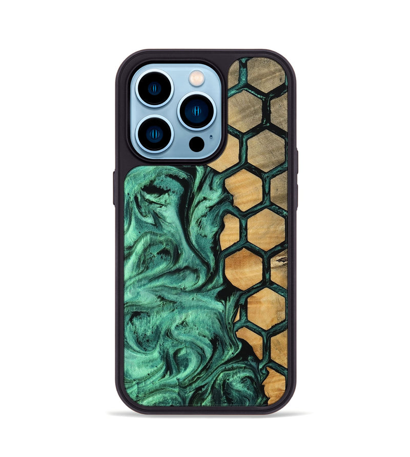 iPhone 14 Pro Wood Phone Case - Nanette (Pattern, 756728)