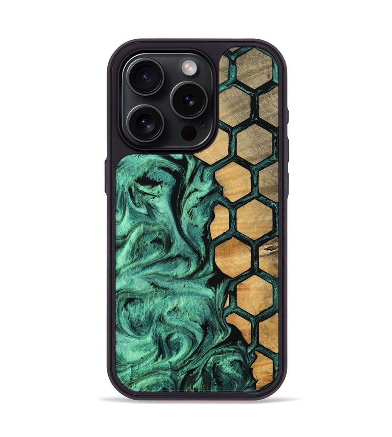 iPhone 15 Pro Wood Phone Case - Nanette (Pattern, 756728)