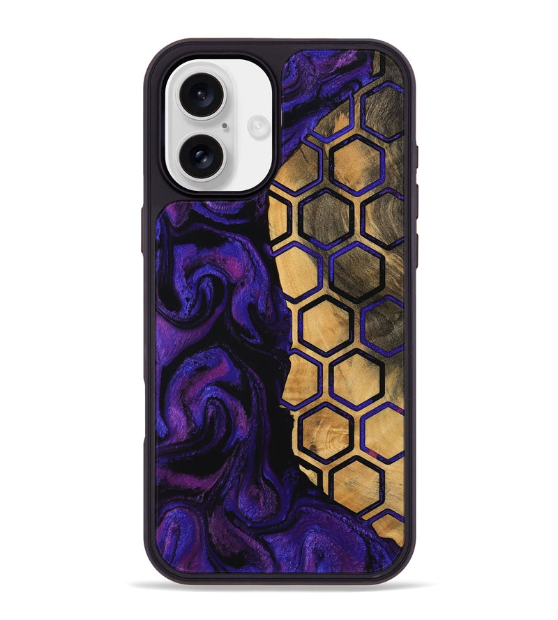 iPhone 16 Plus Wood Phone Case - Trena (Pattern, 756733)