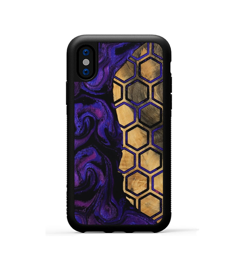 iPhone Xs Wood Phone Case - Trena (Pattern, 756733)