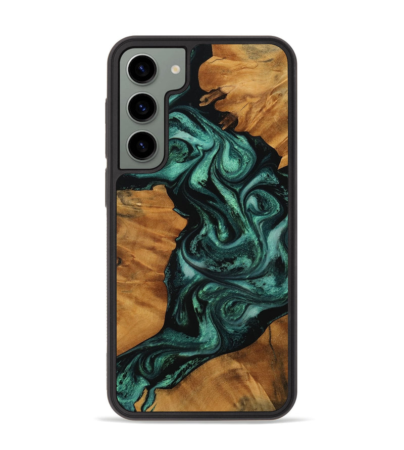 Galaxy S23 Plus Wood Phone Case - Taniya (Green, 756736)