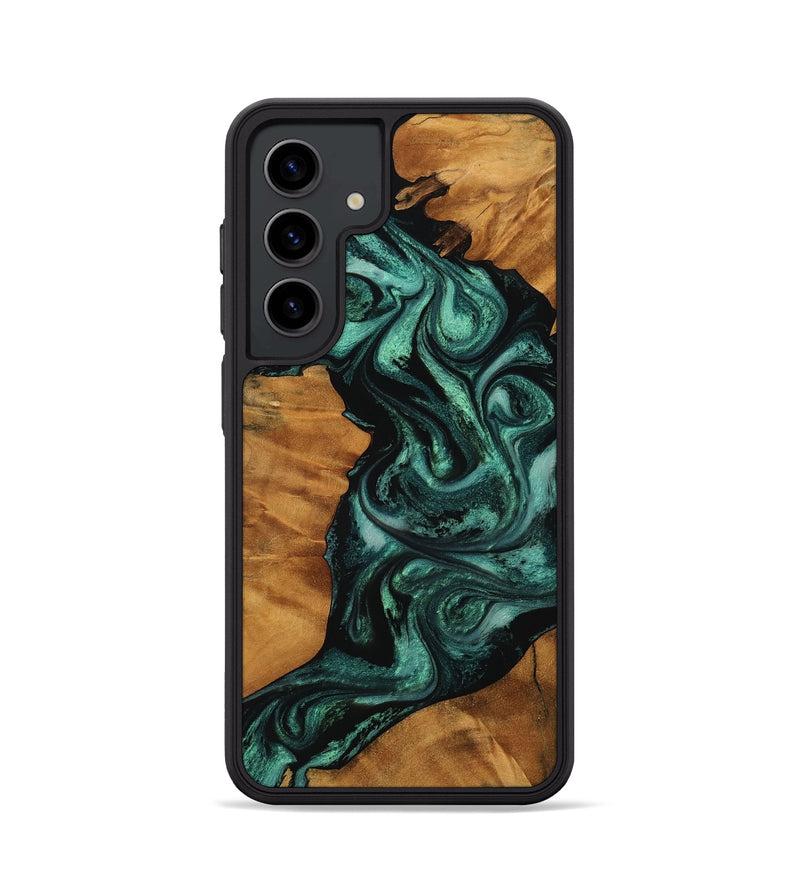 Galaxy S24 Wood Phone Case - Taniya (Green, 756736)