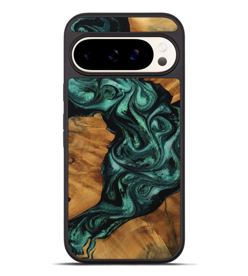 Pixel 9 Pro XL Wood Phone Case - Taniya (Green, 756736)