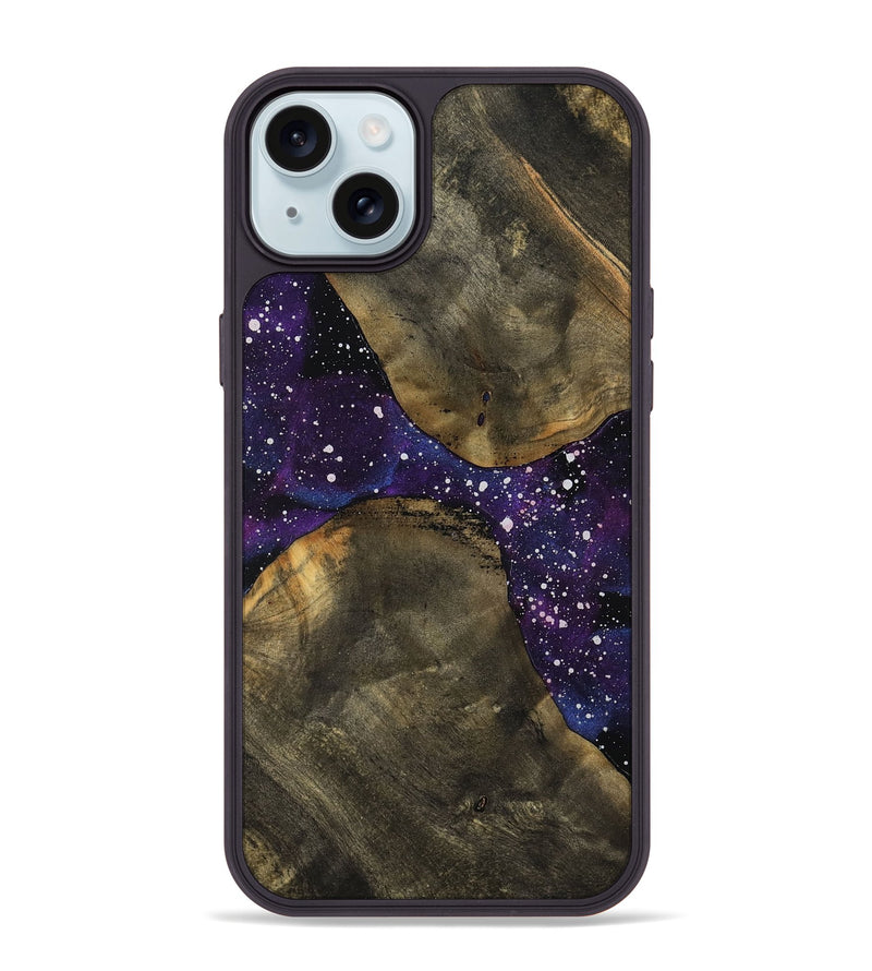 iPhone 15 Plus Wood Phone Case - Keegan (Cosmos, 756737)