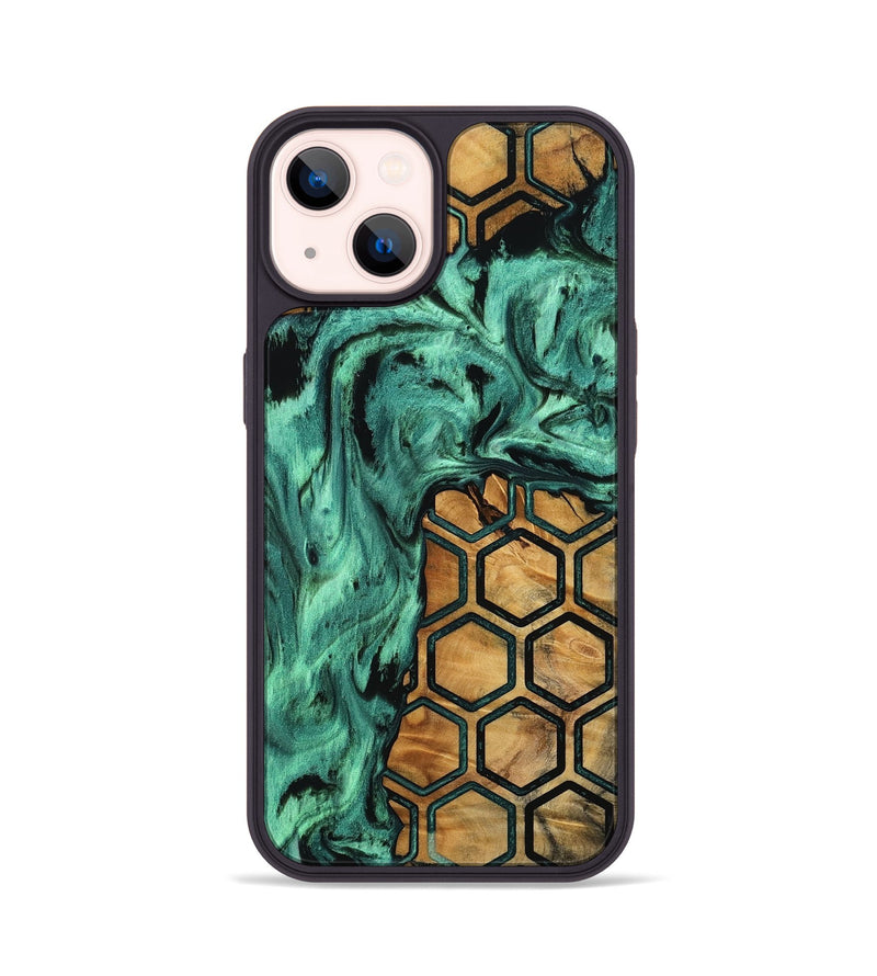 iPhone 14 Wood Phone Case - Essence (Pattern, 756740)