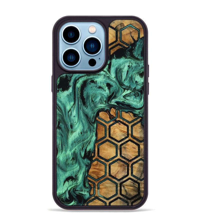 iPhone 14 Pro Max Wood Phone Case - Essence (Pattern, 756740)