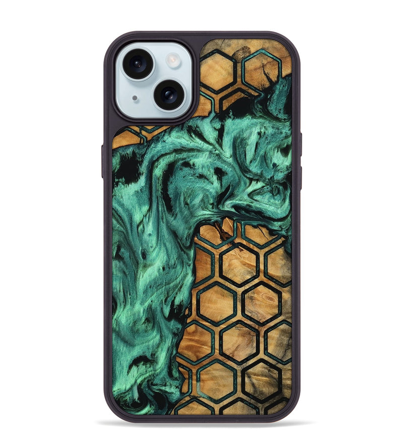 iPhone 15 Plus Wood Phone Case - Essence (Pattern, 756740)