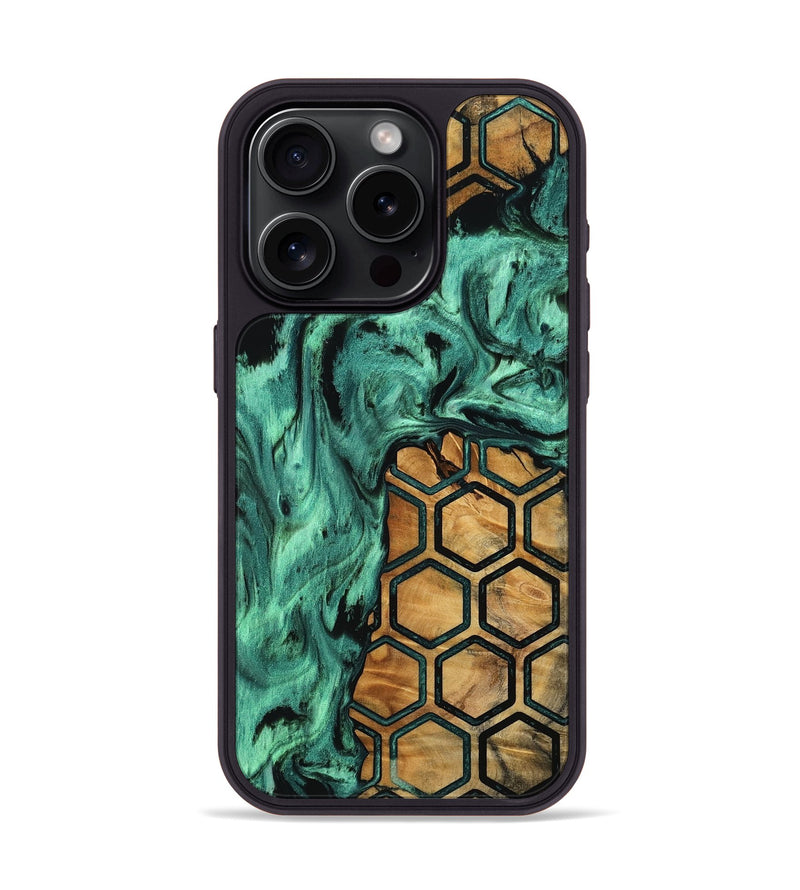 iPhone 15 Pro Wood Phone Case - Essence (Pattern, 756740)