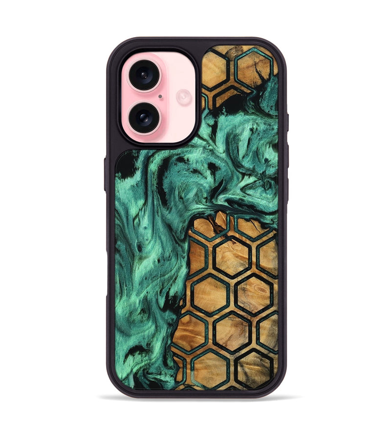 iPhone 16 Wood Phone Case - Essence (Pattern, 756740)