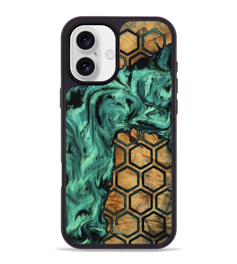 iPhone 16 Plus Wood Phone Case - Essence (Pattern, 756740)