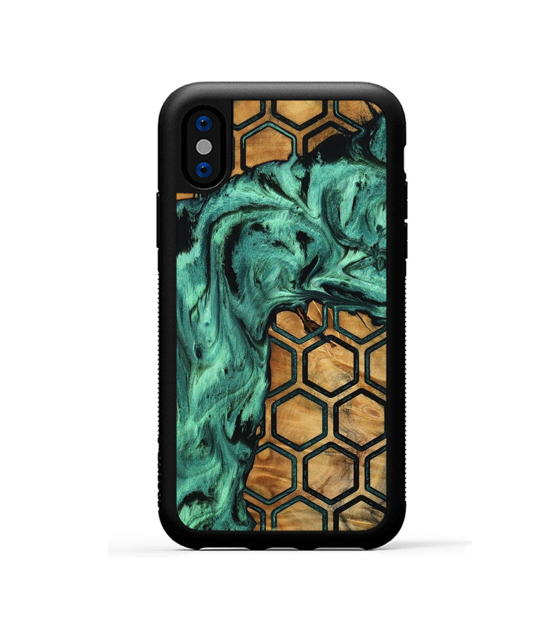 iPhone Xs Wood Phone Case - Essence (Pattern, 756740)