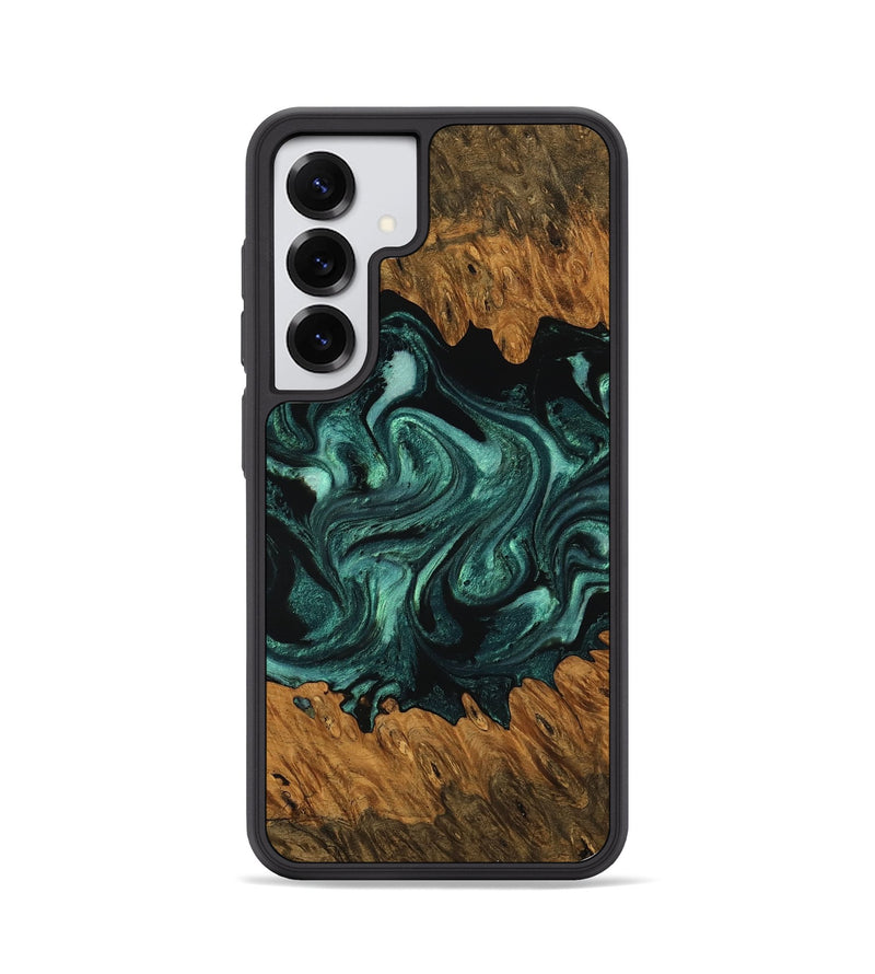 Galaxy S25 Wood Phone Case - Ada (Green, 756748)