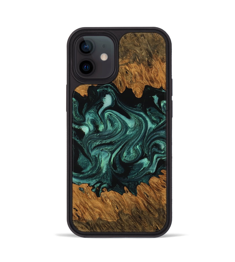 iPhone 12 Wood Phone Case - Ada (Green, 756748)