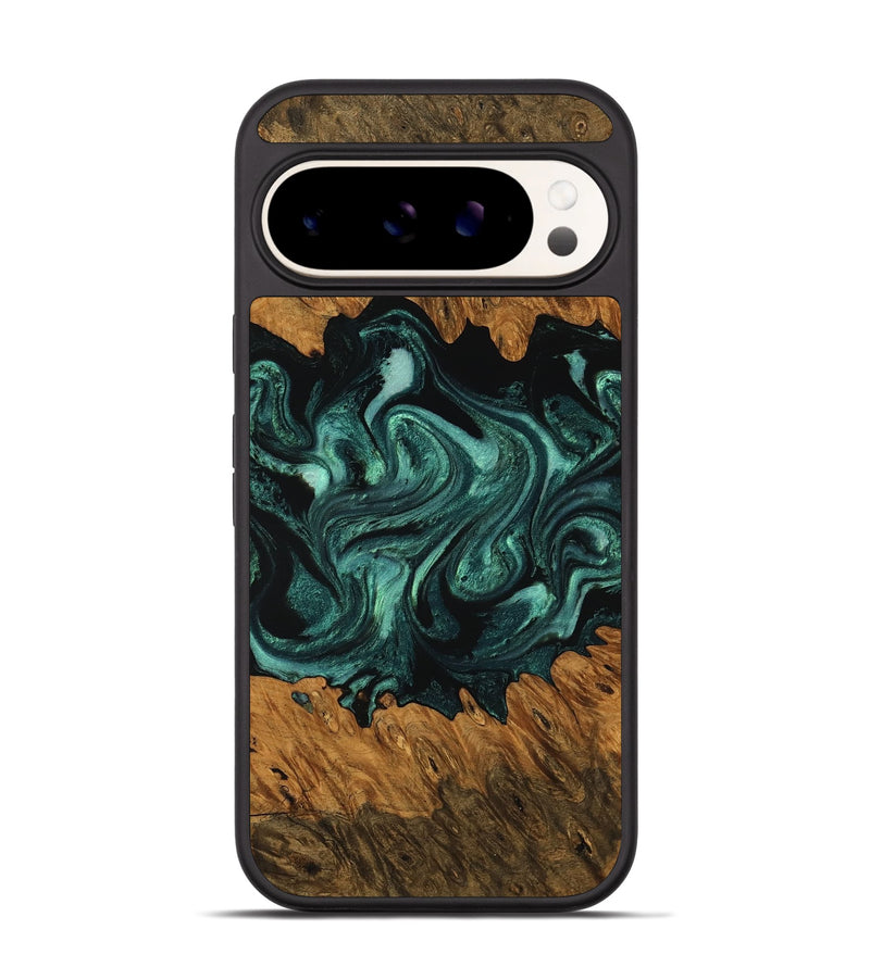 Pixel 9 Wood Phone Case - Ada (Green, 756748)