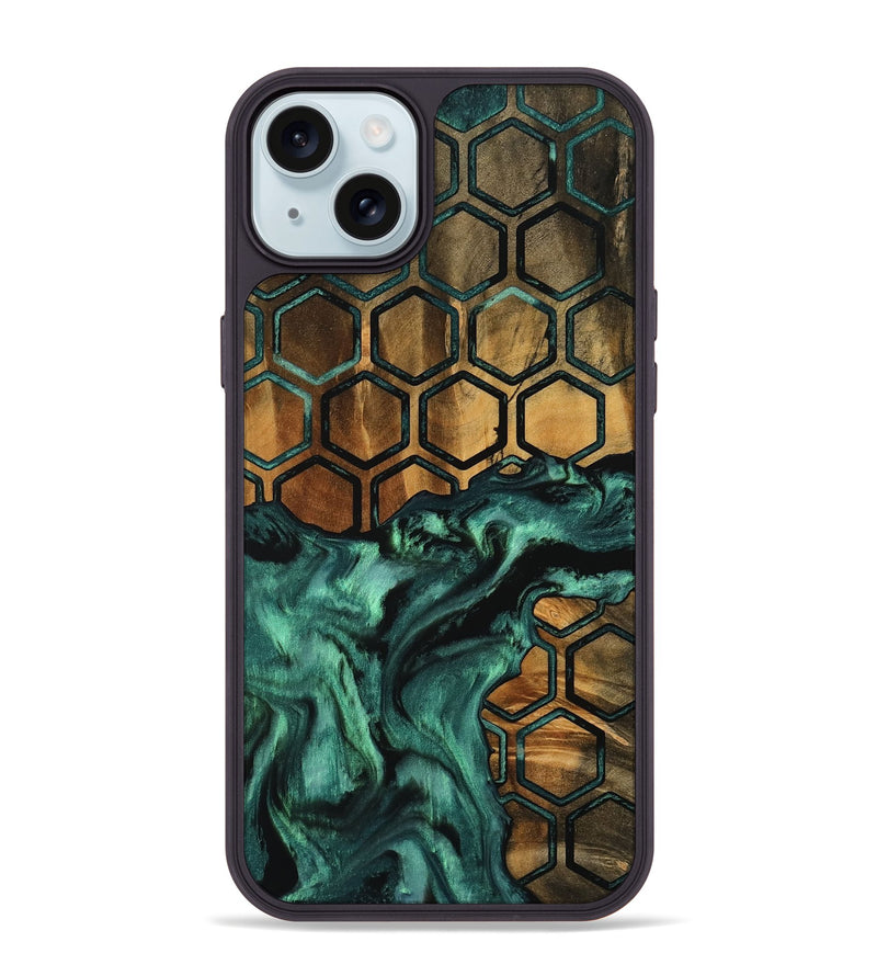 iPhone 15 Plus Wood Phone Case - Cory (Pattern, 756749)