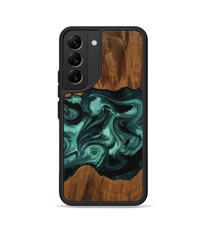 Galaxy S22 Wood Phone Case - Elina (Green, 756750)