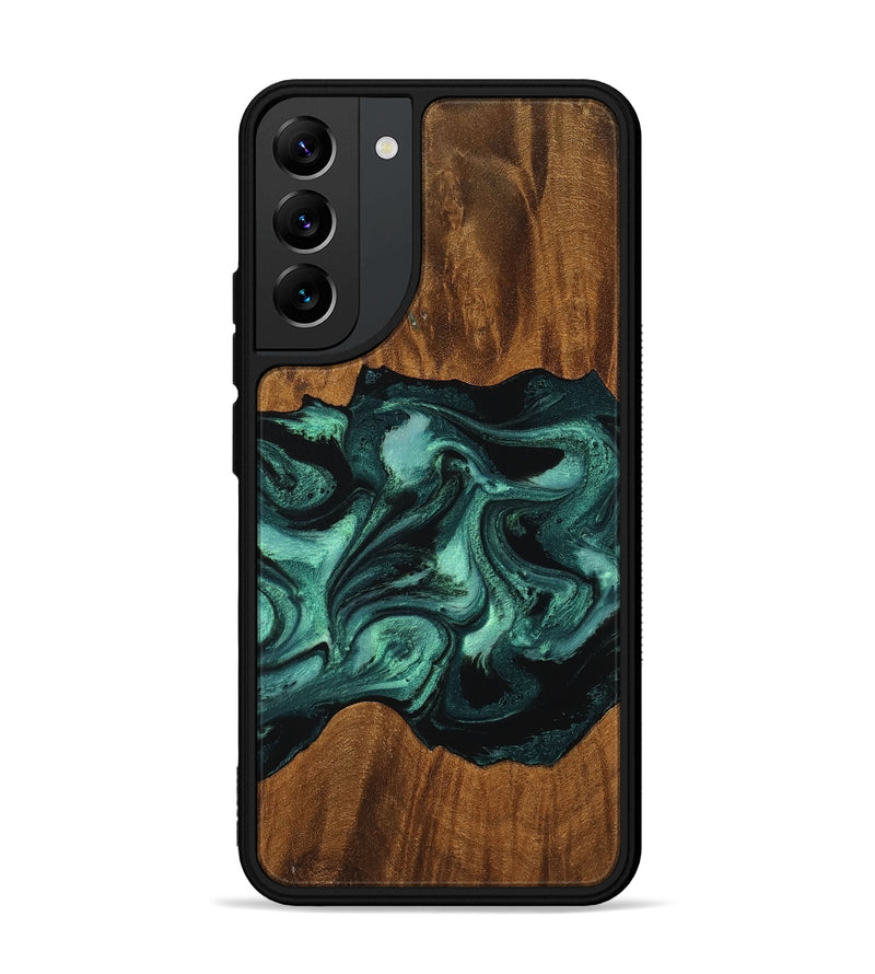 Galaxy S22 Plus Wood Phone Case - Elina (Green, 756750)