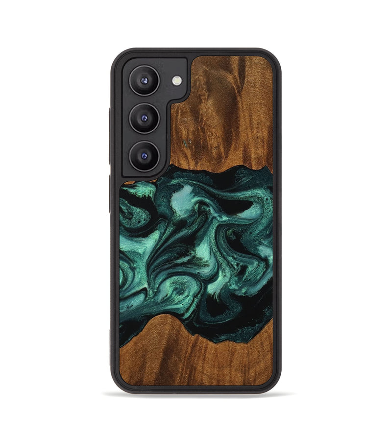 Galaxy S23 Wood Phone Case - Elina (Green, 756750)