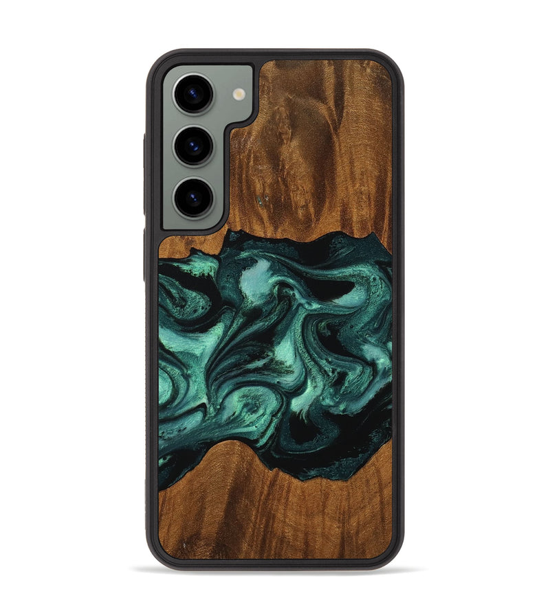 Galaxy S23 Plus Wood Phone Case - Elina (Green, 756750)