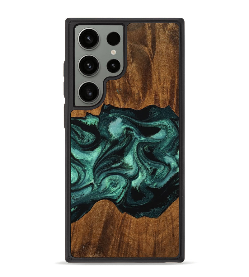 Galaxy S23 Ultra Wood Phone Case - Elina (Green, 756750)