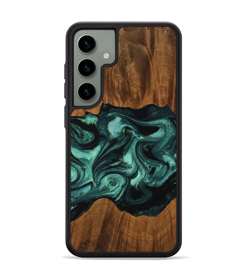 Galaxy S24 Plus Wood Phone Case - Elina (Green, 756750)