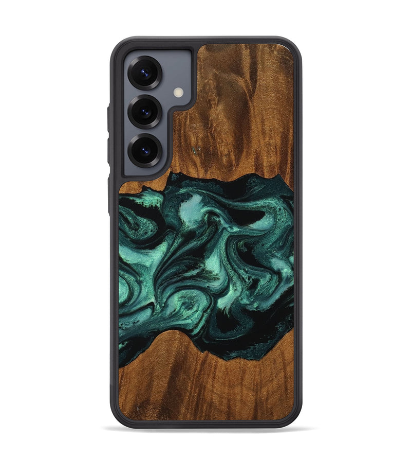 Galaxy S25 Plus Wood Phone Case - Elina (Green, 756750)