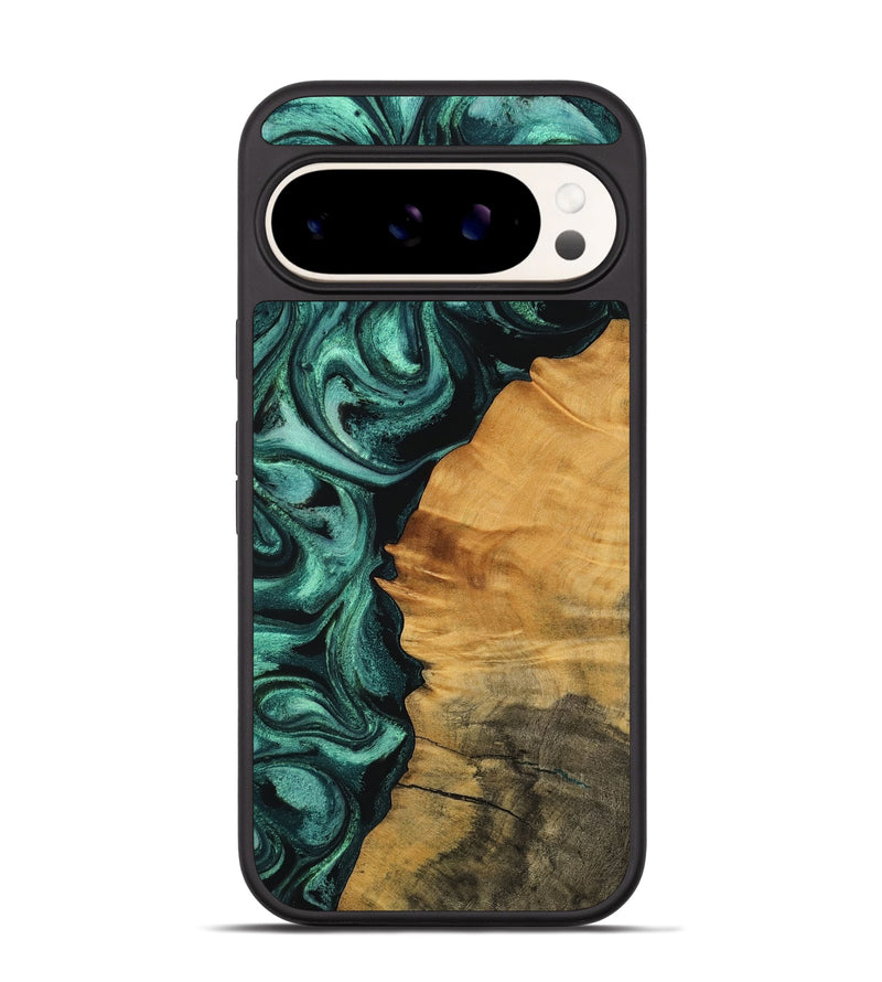 Pixel 9 Wood Phone Case - Murphy (Green, 756751)