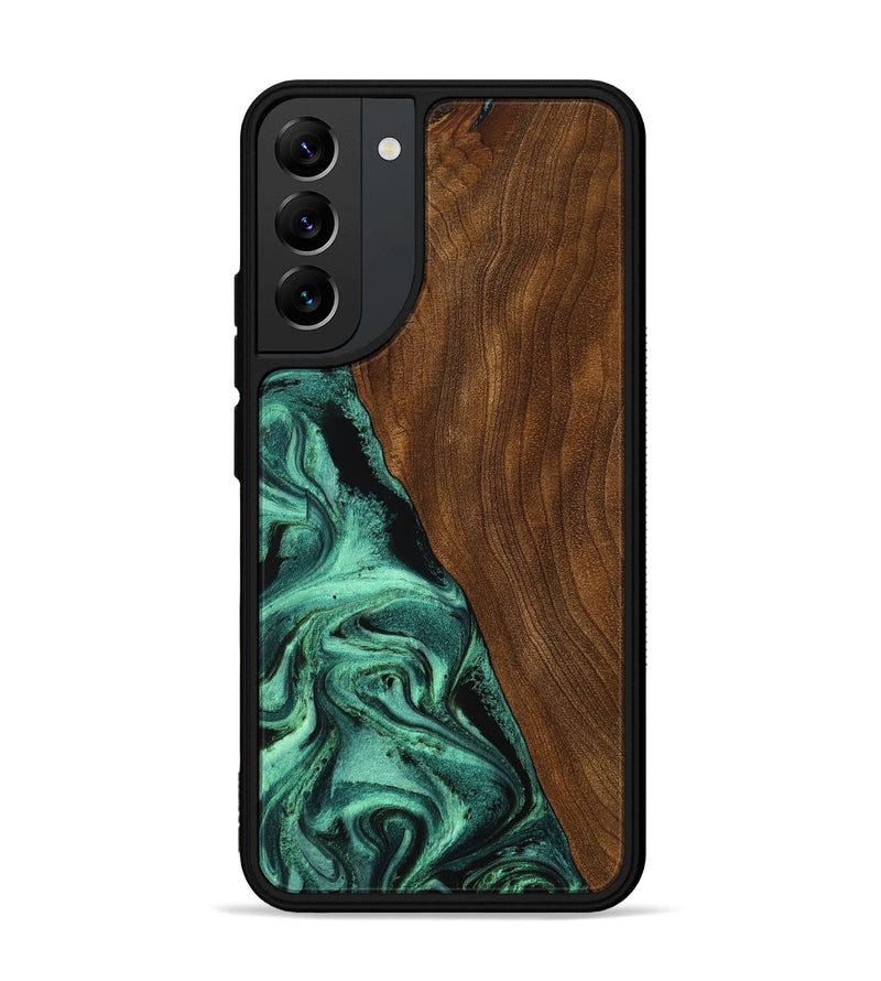 Galaxy S22 Plus Wood Phone Case - Winter (Green, 756752)