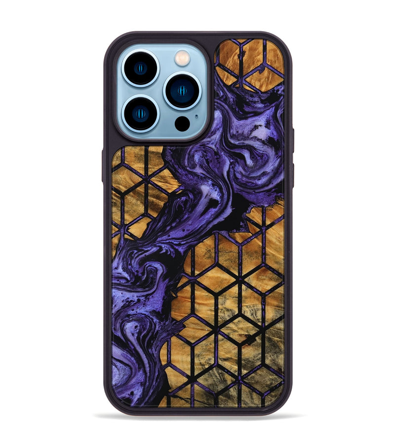 iPhone 14 Pro Max Wood Phone Case - Gannon (Pattern, 756755)