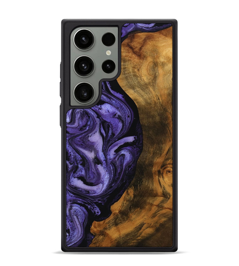 Galaxy S24 Ultra Wood Phone Case - Roxanna (Purple, 756758)