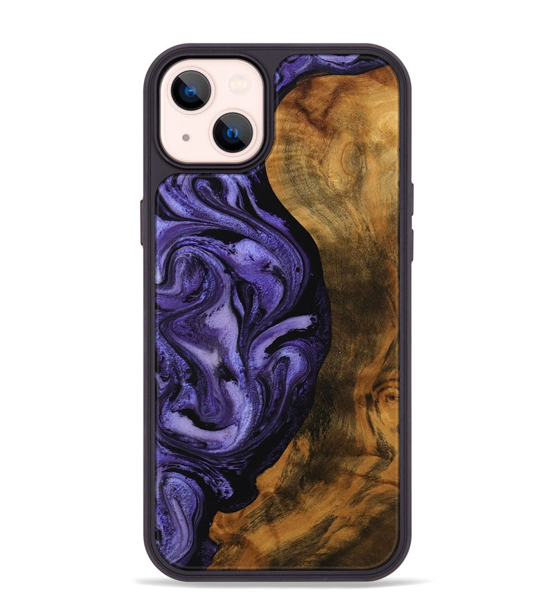 iPhone 14 Plus Wood Phone Case - Roxanna (Purple, 756758)