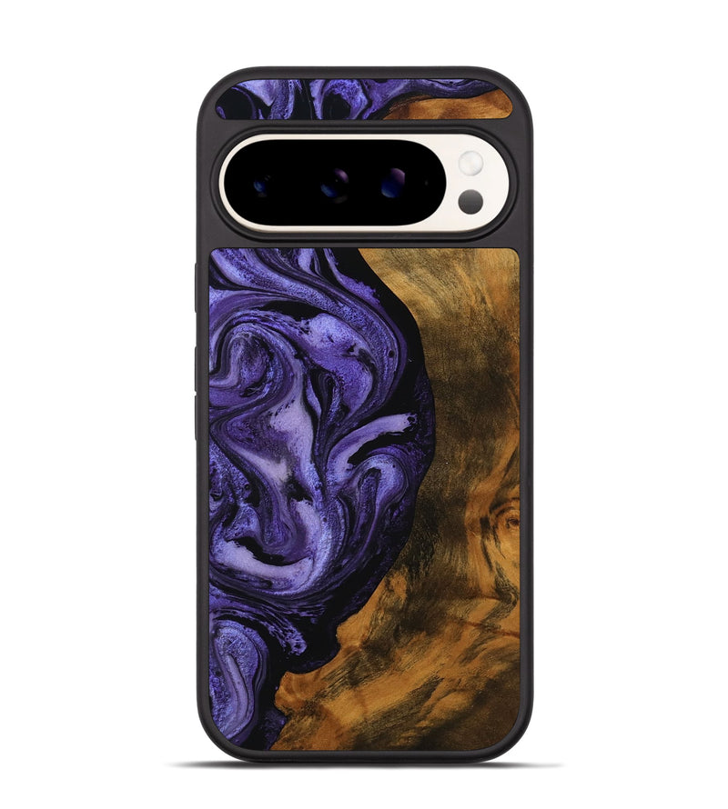 Pixel 9 Wood Phone Case - Roxanna (Purple, 756758)