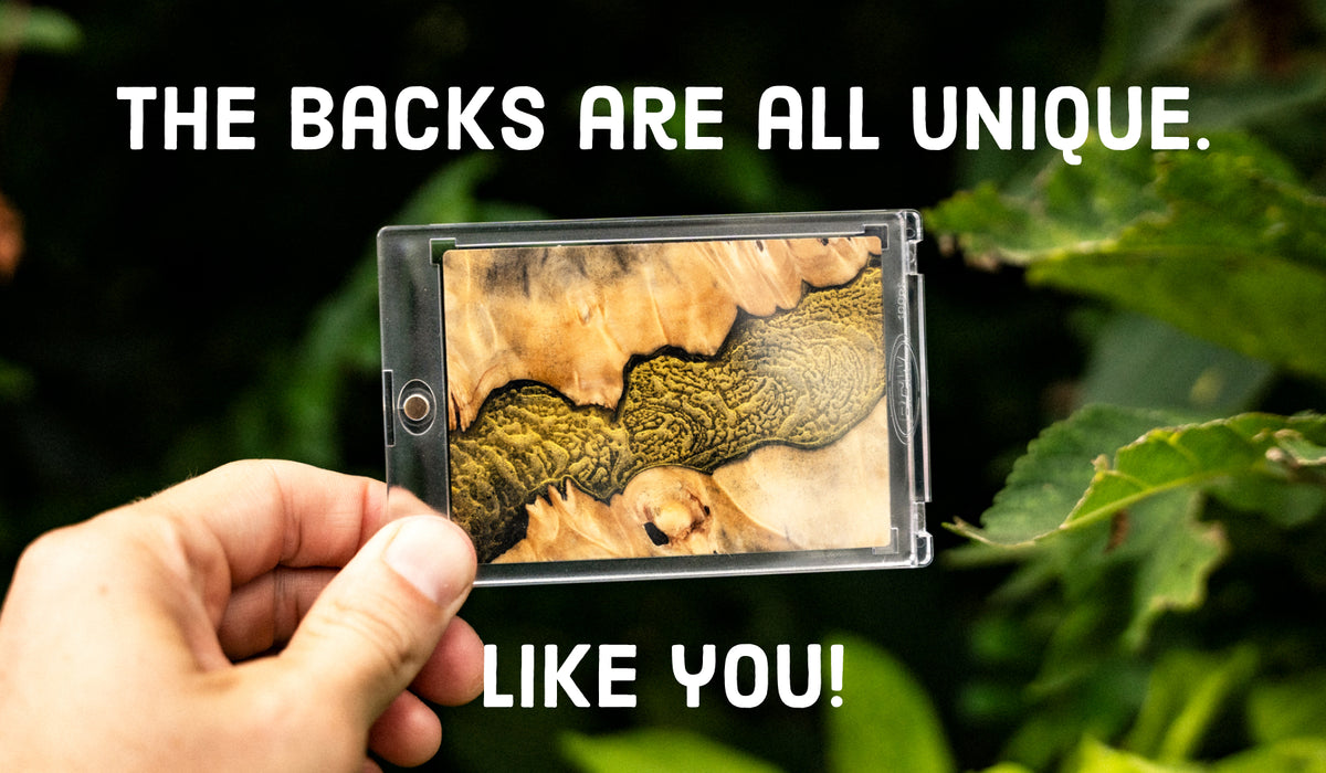 The backs are all unique. Like you!