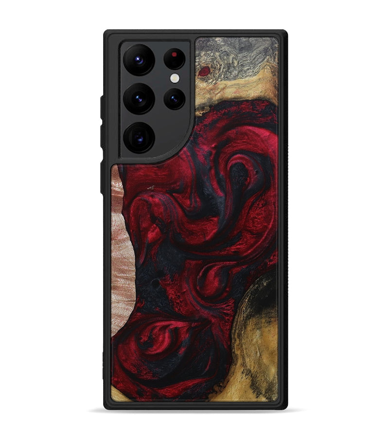 Galaxy S22 Ultra Wood+Resin Phone Case - Deandre (Mosaic, 667406)