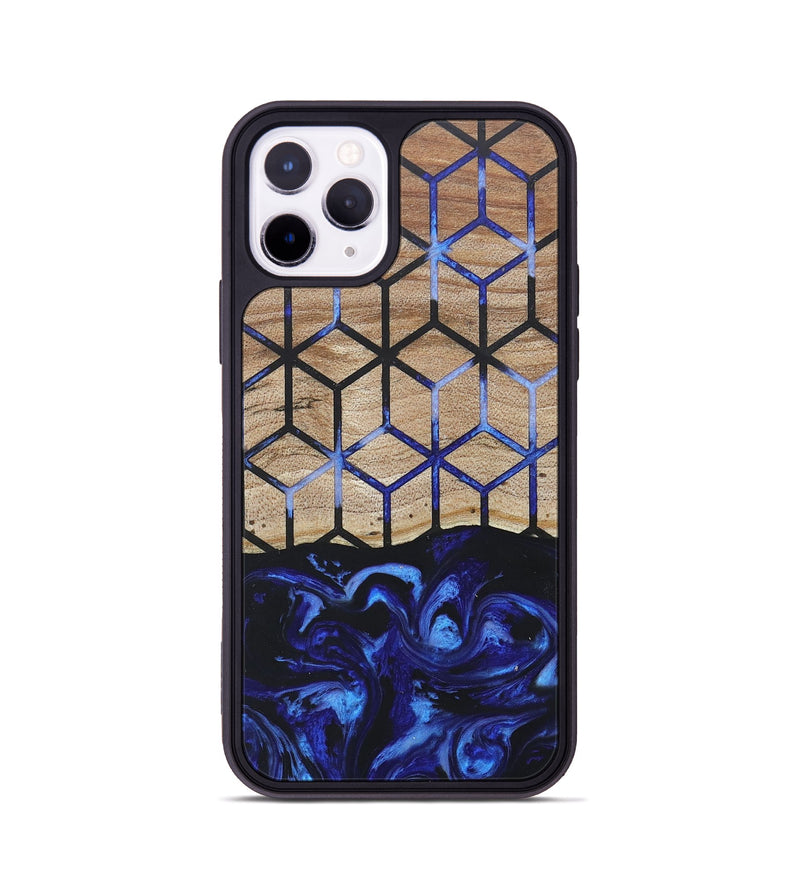 iPhone 11 Pro Wood+Resin Phone Case - Elmer (Pattern, 672277)