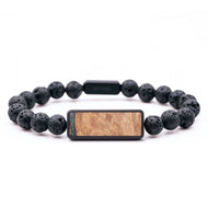 Lava Bead Wood+Resin Bracelet - Alejandra (Wood Burl, 683413)