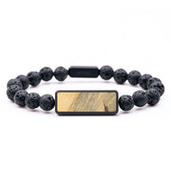 Lava Bead Wood+Resin Bracelet - Lee (Wood Burl, 683414)