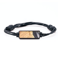 Classic Wood+Resin Bracelet - Neil (Black & White, 683709)