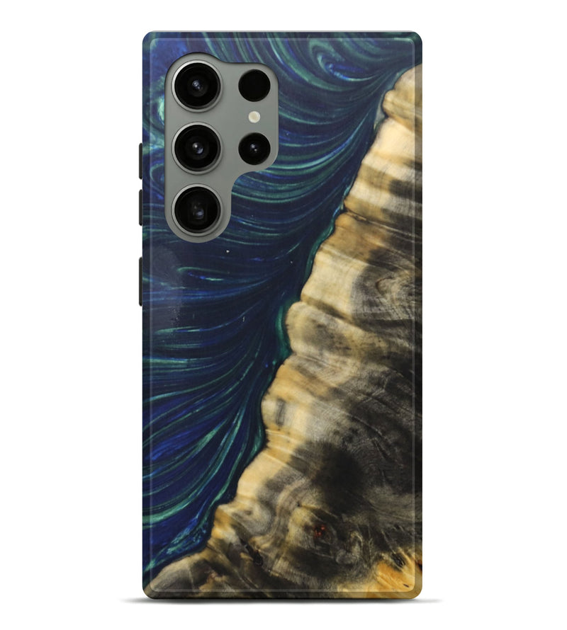 Galaxy S24 Ultra Wood+Resin Live Edge Phone Case - Sydney (Green, 686997)